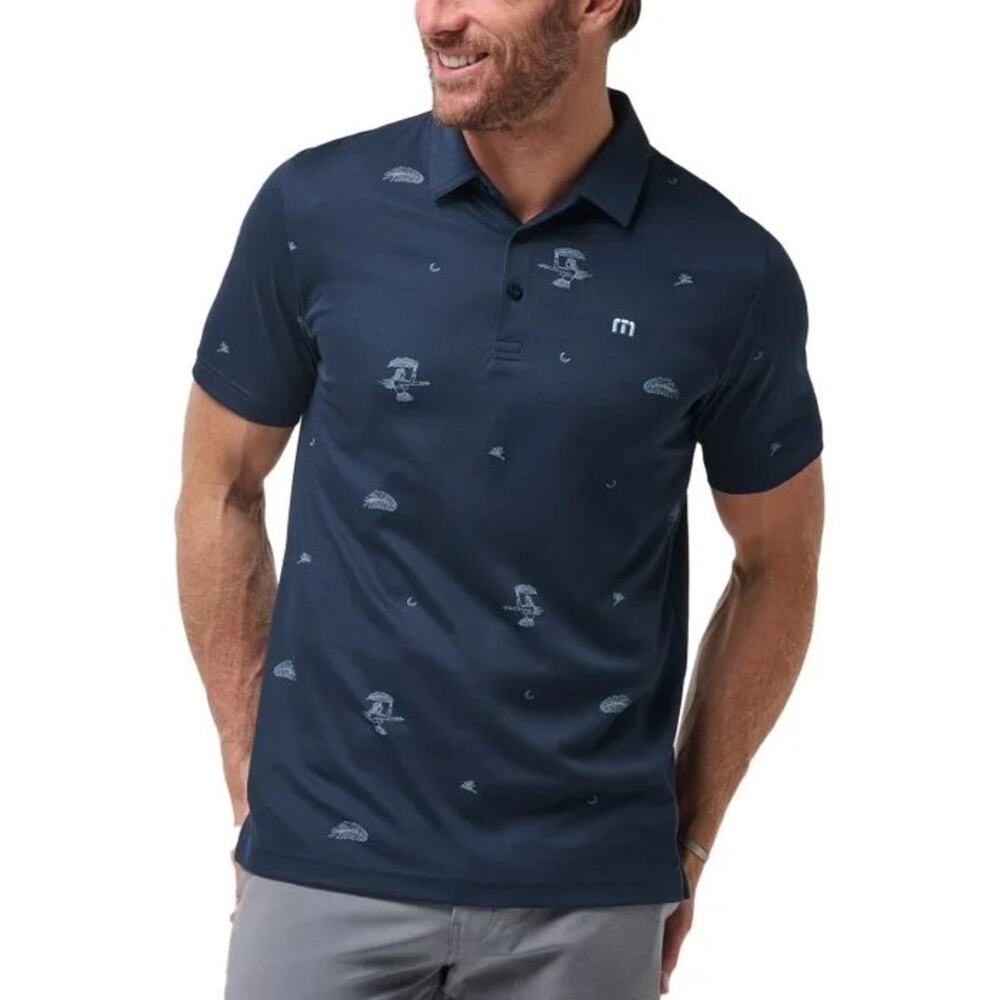 Travis Mathew Beach Creature Golf Polo in Navy - Size M